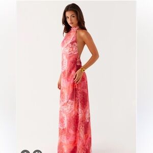 California Maxi Dress - Flamingo